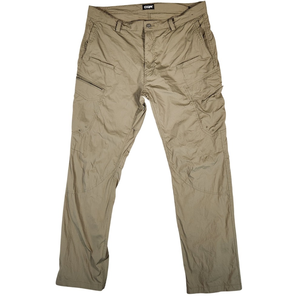 CQR Tactical Cargo Pants Mens 36x32 Tan Excellent Hiking Work Pants TXP440